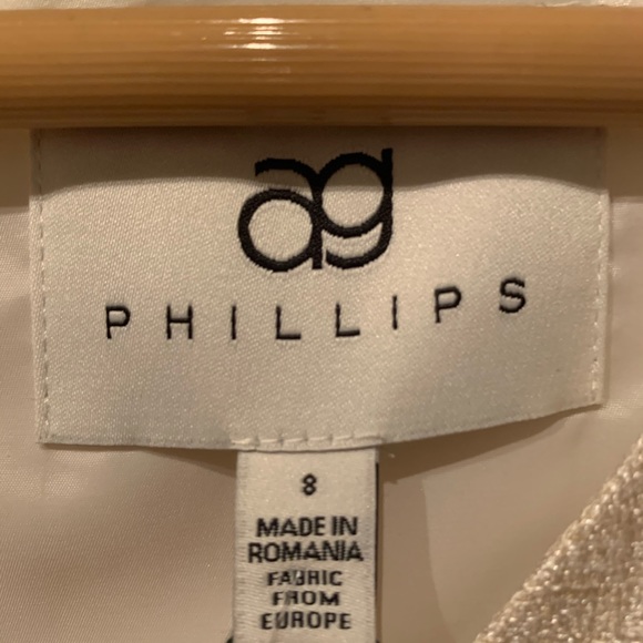 Neiman Marcus AG Phillips Beautiful Wedding Dress or Mother of the Bride size 8 - Picture 3 of 5